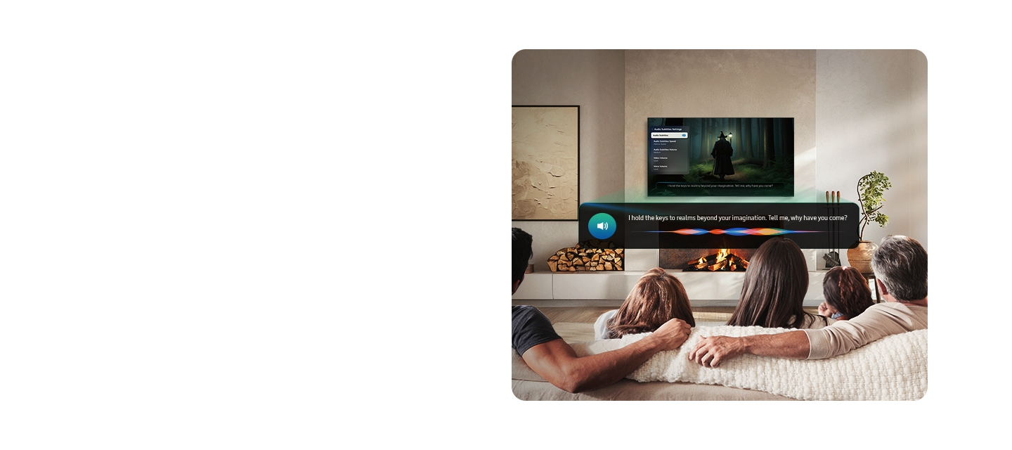 TV 화면에는 사슴 이미지가 보여지고 있습니다. 왼쪽에는 릴루미노 모드가 꺼진 상태이며, 오른쪽에는 릴루미노 모드가 켜진 상태입니다. 릴루미노 모드가 켜졌을 때는 이미지의 윤곽을 강조하고 있습니다.